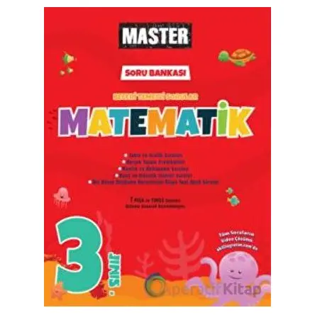 3. Sınıf Master Matematik Soru Bankası Okyanus Yayıncılık