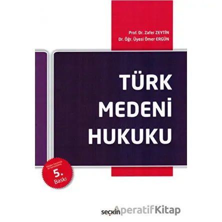 Türk Medeni Hukuku Seçkin Yayınevi
