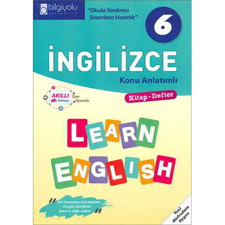 Bilgiyolu 6.Sınıf İngilizce Konu Anlatımlı (Yeni Müfredat)