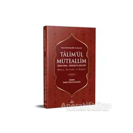 Talimül Müteallim Öğretmen - Öğrenci İlişkileri (Şamua)
