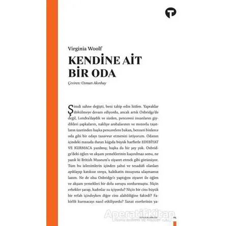 Kendine Ait Bir Oda - Virginia Woolf - Turkuvaz Kitap