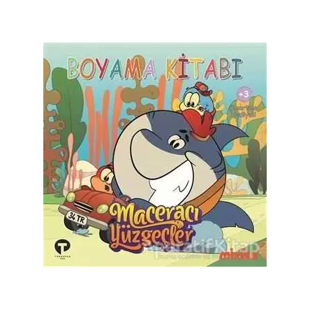 Boyama Kitabı - Maceracı Yüzgeçler 2 - Arzu Demirel Birinci - Turkuvaz Çocuk