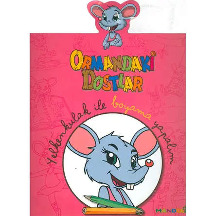Ormandaki Dostlar Yelkenkulak İle Boyama Yapalım Mandolin Yayınları