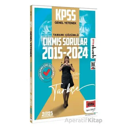Yargı Yayınları 2025 KPSS 2015-2024 Türkçe Konularına Göre Düzenlenmiş Tamamı Çözümlü Çıkmış Sorular