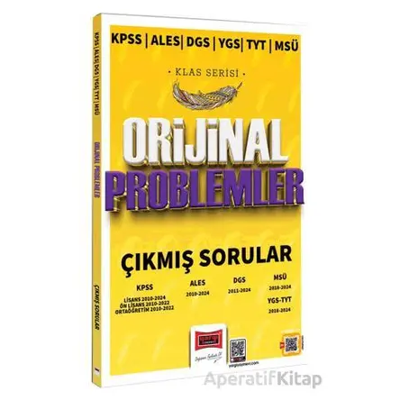 Yargı Yayınları 2025 KPSS ALES DGS YGS TYT MSÜ Klas Serisi Orijinal Problemler Çıkmış Sorular