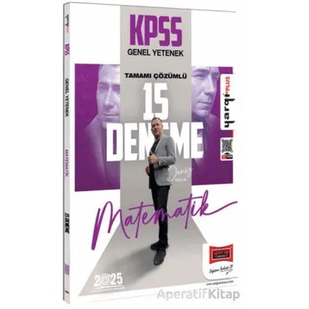 Yargı Yayınları 2025 KPSS Tamamı Çözümlü Matematik 15 Deneme