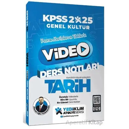 Yediiklim 2025 KPSS Atölye Tarih Video Ders Notları