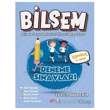 Bilsem 2 Deneme Sınavları - Tacettin Kandemir - Fark Yayınları
