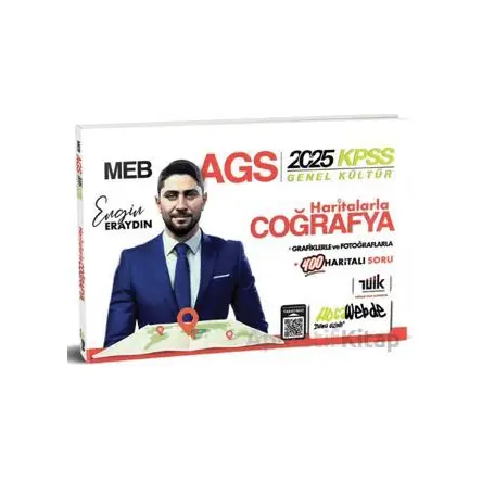 HocaWebde 2025 MEB AGS KPSS Haritalarla Türkiye Coğrafya