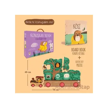 Kösi- Konuşkan Trenim - Ayşe Aydemir - Sincap Kitap