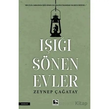 Işığı Sönen Evler - Zeynep Çağatay - Çınaraltı Yayınları