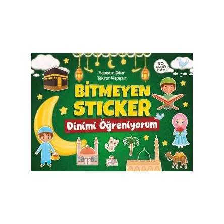 Bitmeyen Sticker - Dinimi Öğreniyorum - Kolektif - Nesil Çocuk Yayınları
