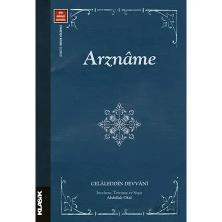 Arzname - Celaleddin Devvani - Klasik Yayınları