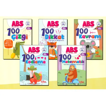 5-6 Yaş Okul Öncesi Akademik Başarı Serisi 5 Kitap Pinokyo Yayınları