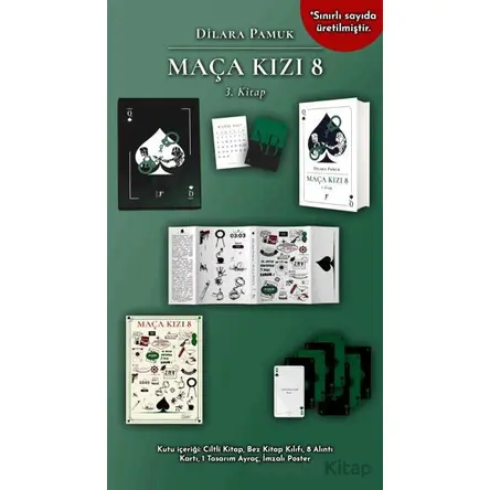 Maça Kızı 8 - 3. Kitap (Kutulu Set) - Dilara Pamuk - Artemis Yayınları
