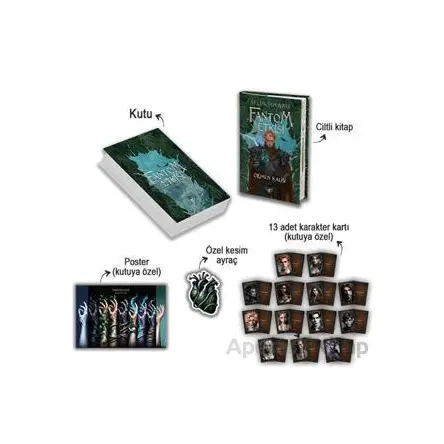 Fantom Etkisi Ölümün Kalbi (Ciltli Kutulu Set) - Selin Solaris - Artemis Yayınları