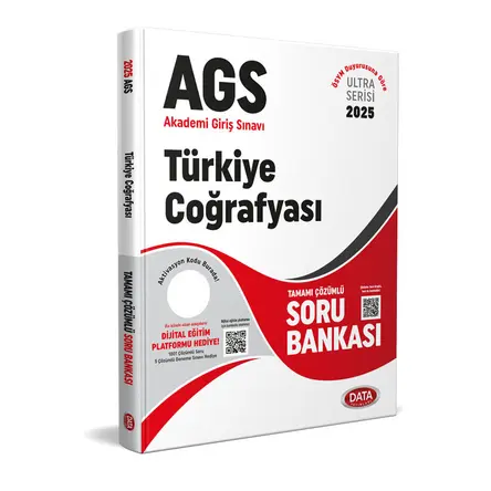 2025 AGS Ultra Serisi Türkiye Coğrafyası Çözümlü Soru Bankası Data Yayınları