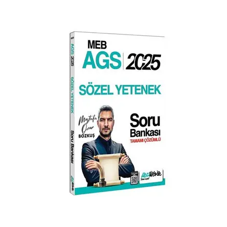 HocaWebde 2025 MEB AGS Sözel Yetenek Tamamı Çözümlü Soru Bankası