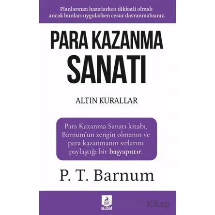Para Kazanma Sanatı - P.T. Barnum - Ren Kitap
