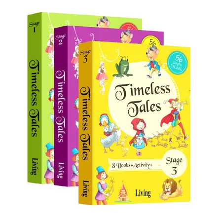 Timeless Tales Stage (1-2-3) 24 İngilizce Hikaye Living Publications