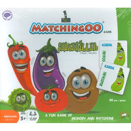 Sebzegiller Eşleştirme Kartları Matchingoo