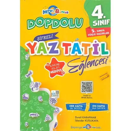 4.Sınıf Şifreli Yaz Tatili Eğlencesi Mavi Boncuk Akademi