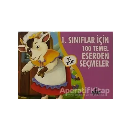 1. Sınıflar İçin 100 Temel Eserden Seçmeler (32 Kitap Kutulu) - Kolektif - Mum Yayınları