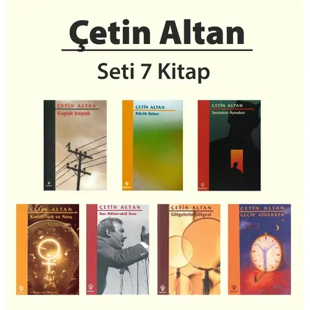 Çetin Altan Seti 7 Kitap Paket Kitap Kampanyası