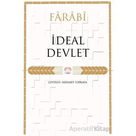 İdeal Devlet - Farabi - Nilüfer Yayınları