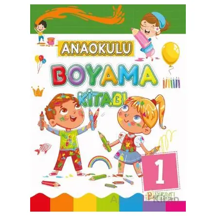Anaokulu Boyama Kitabı - 1 - Kollektif - Pırıltı Kitapları - Erkam