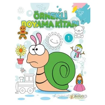 Örnekli Boyama Kitabı - 1 - Kollektif - Pırıltı Kitapları - Erkam