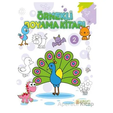 Örnekli Boyama Kitabı - 2 - Kollektif - Pırıltı Kitapları - Erkam