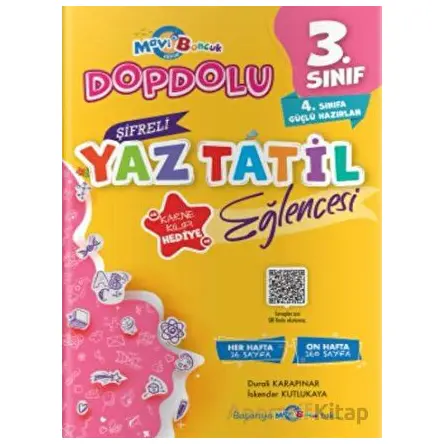 3.Sınıf Şifreli Yaz Tatili Eğlencesi Mavi Boncuk Akademi