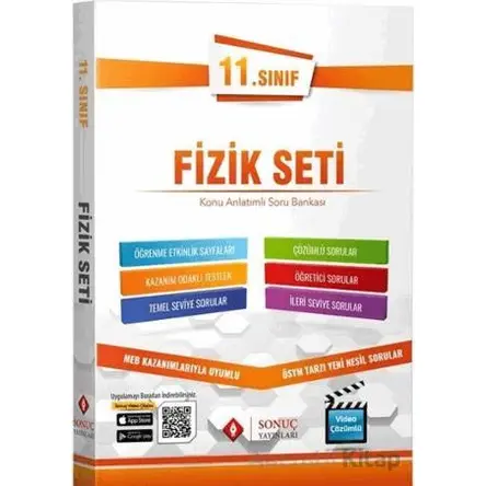 11.Sınıf Fizik Modüler Set Sonuç Yayınları