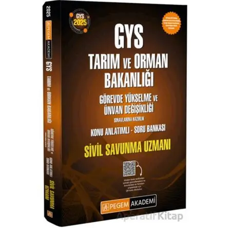2025 GYS Tarım ve Orman Bakanlığı Görevde Yükselme Sınavlarına Hazırlık Konu Anlatımlı Soru Bankası