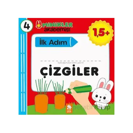 Minikler Akademisi 4 - Çizgiler - Ilona Bakše - Eksik Parça Yayınları