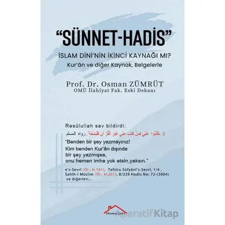 Sünnet-Hadis - Osman Zümrüt - Kırmızı Çatı Yayınları