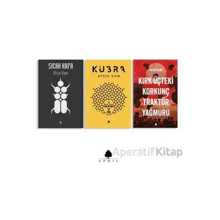 Afşin Kum 3 Kitap Set - Afşin Kum - April Yayıncılık