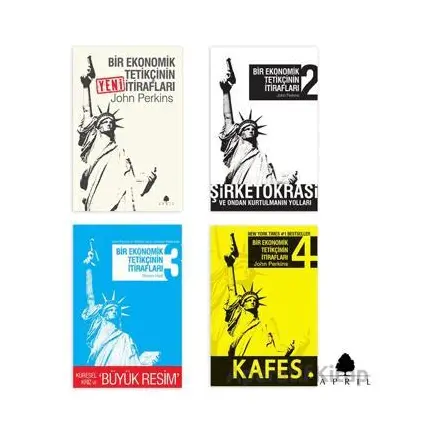 Bir Ekonomik Tetikçinin İtirafları Seti 4 Kitap - Kolektif - April Yayıncılık