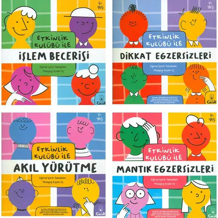 5+ Yaş Etkinlik Kulubü Serisi (4 Kitap) Floki Çocuk