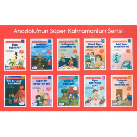 Anadolunun Süper Kahramanları Serisi (10 Kitap) Floki Çocuk