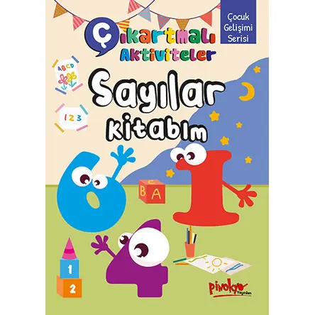 Çıkartmalı Aktiviteler Sayılar Kitabım - Buçe Dayı - Pinokyo Yayınları