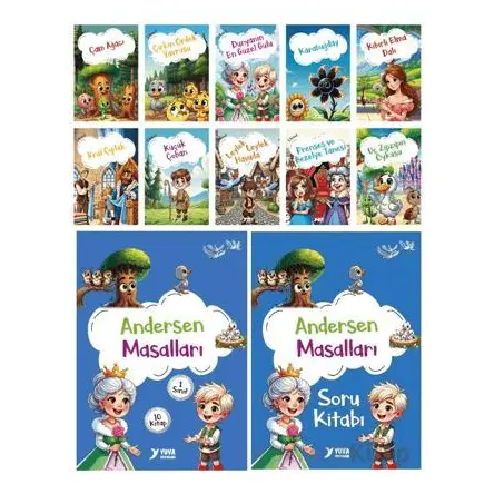 Andersen Masalları (10 Kitap) - Ülkü Duysak - Yuva Yayınları
