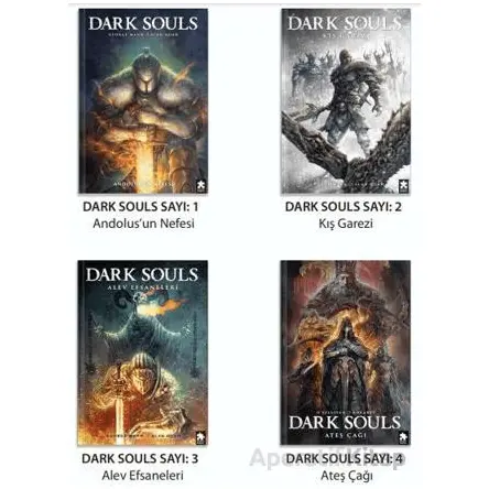 Dark Souls 4 Kitap Set - Alan Quah - Eksik Parça Yayınları