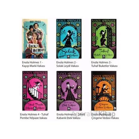 Enola Holmes 6 Kitap Set - Nancy Springer - Eksik Parça Yayınları