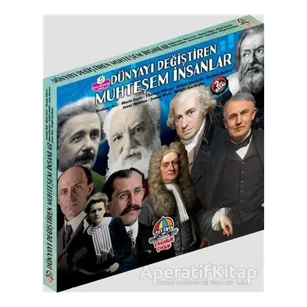Dünyayı Değiştiren Muhteşem İnsanlar Seti (8 Kitap Takım) - Kolektif - Yağmur Çocuk