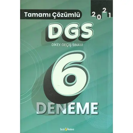 2021 DGS Çözümlü 6 Deneme Tercih Akademi