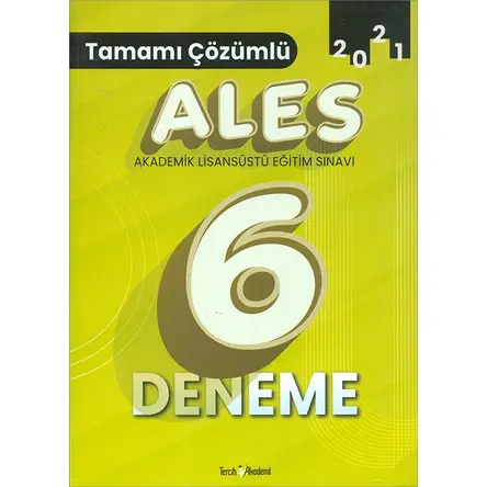 2021 ALES Tamamı Çözümlü 6 Deneme Tercih Akademi
