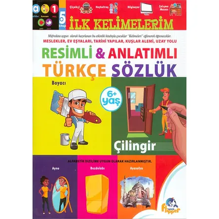 Resimli Anlatımlı Türkçe Sözlük - Minik Flipper