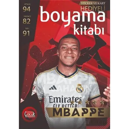 Mbappe Boyama Kitabı Karnaval Çocuk